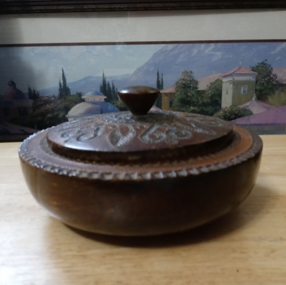 🚜🏚 HANDCRAFTED VINTAGE BOWL 🏘🎋 - Picture 3 of 6